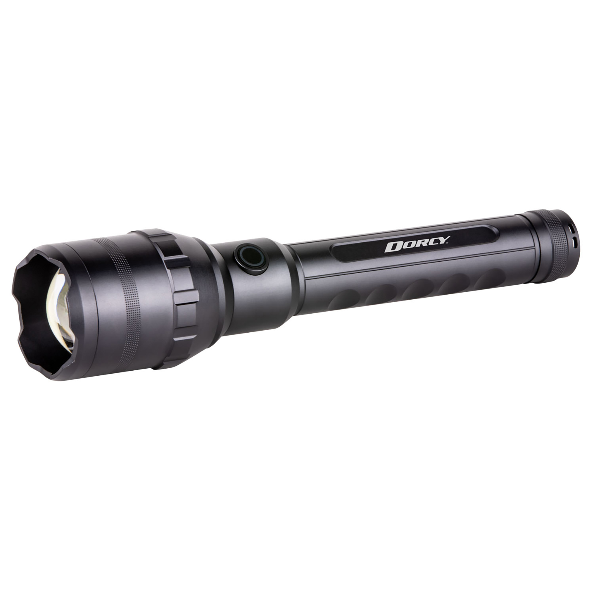 Dorcy Ultra HD Series USB-Rechargeable LED 9,000-Lumen Aluminum Flashlight with Power Bank, 4 Modes, up to 820-Ft. Beam, up to 24 Hours Run Time